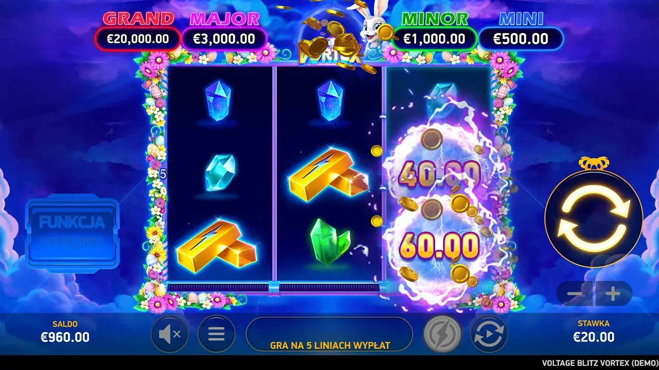 Voltage Blitz Vortex Gra za Darmo