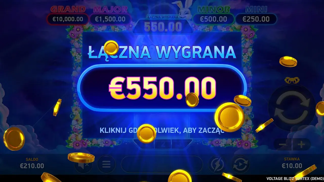 Voltage Blitz Vortex Wygrana