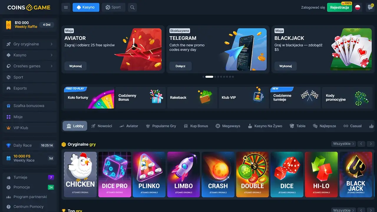 Coins.Game Casino Gry Coins.Game Casino Gry