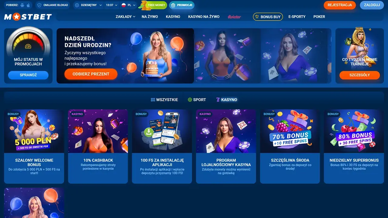 MostBet Casino Promocje