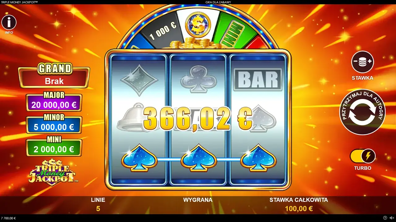 Triple Money Jackpot Wygrana Triple Money Jackpot Wygrana
