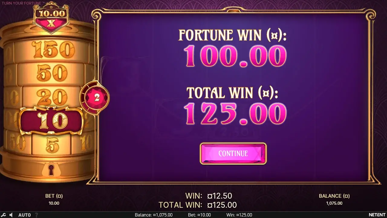 Turn Your Fortune Wygrana